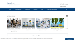 Desktop Screenshot of leadion.de